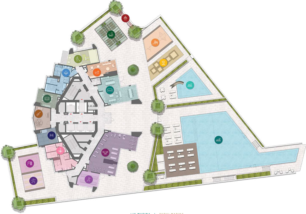 Liv Dubai Marina Master Plan